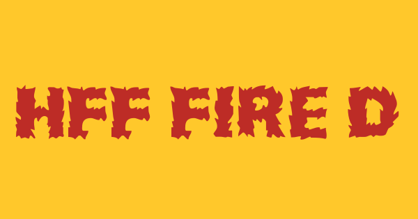 HFF Fire Dancer font thumb